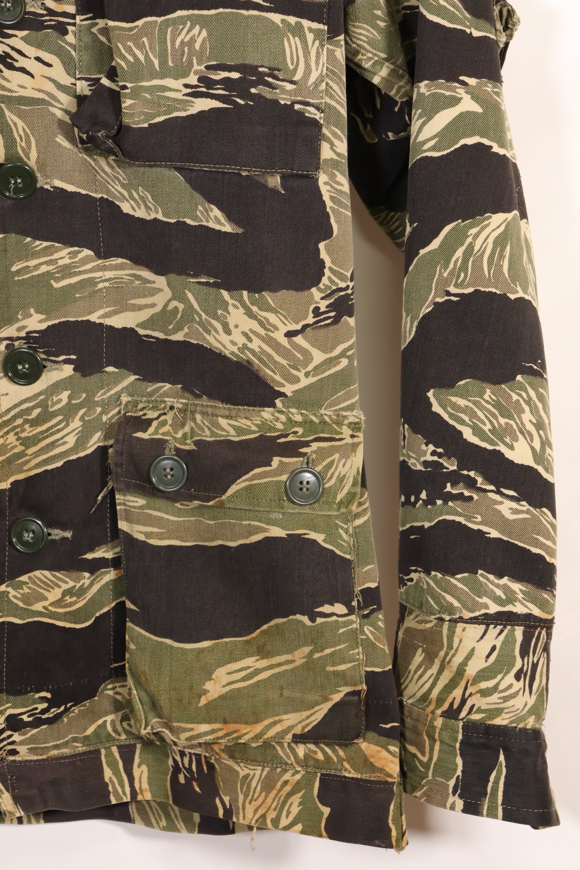 1960年代　ローカル改造　沖縄タイガーパターン　タイガーストライプ　ジャケット C-1 マイクフォース　中古品