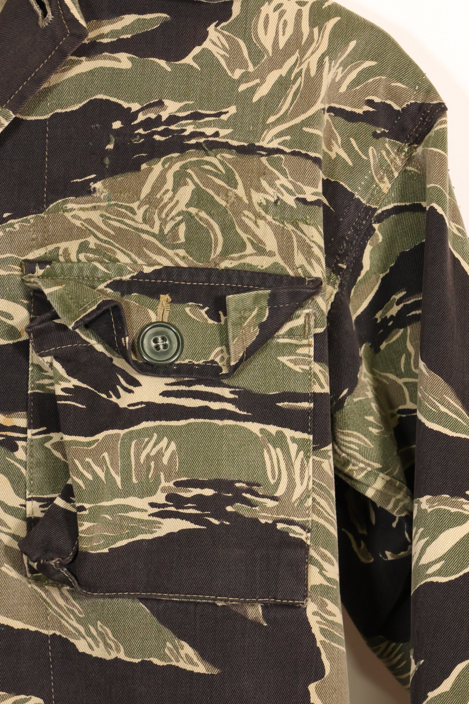 1960年代　ローカル改造　沖縄タイガーパターン　タイガーストライプ　ジャケット C-1 マイクフォース　中古品