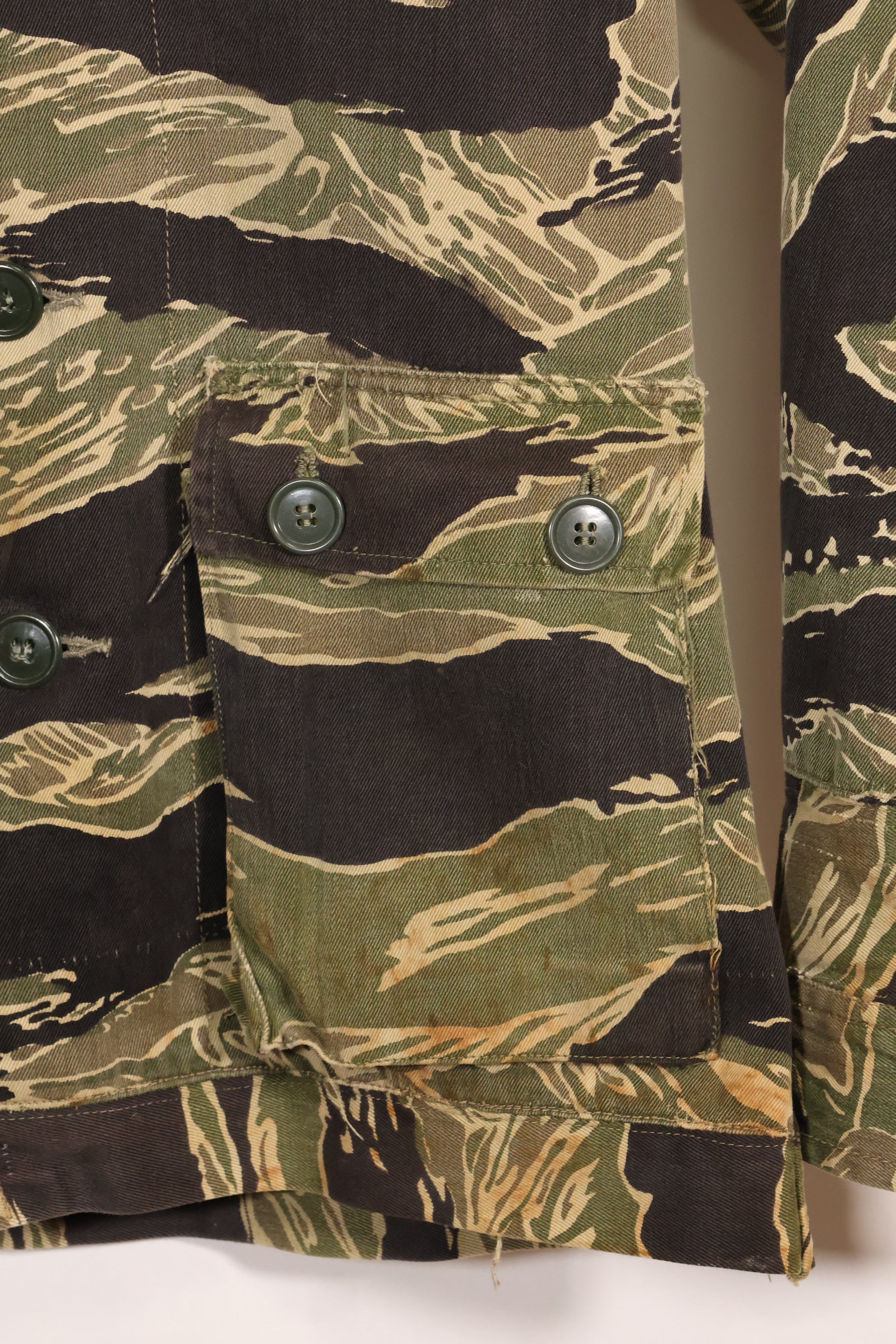 1960年代　ローカル改造　沖縄タイガーパターン　タイガーストライプ　ジャケット C-1 マイクフォース　中古品