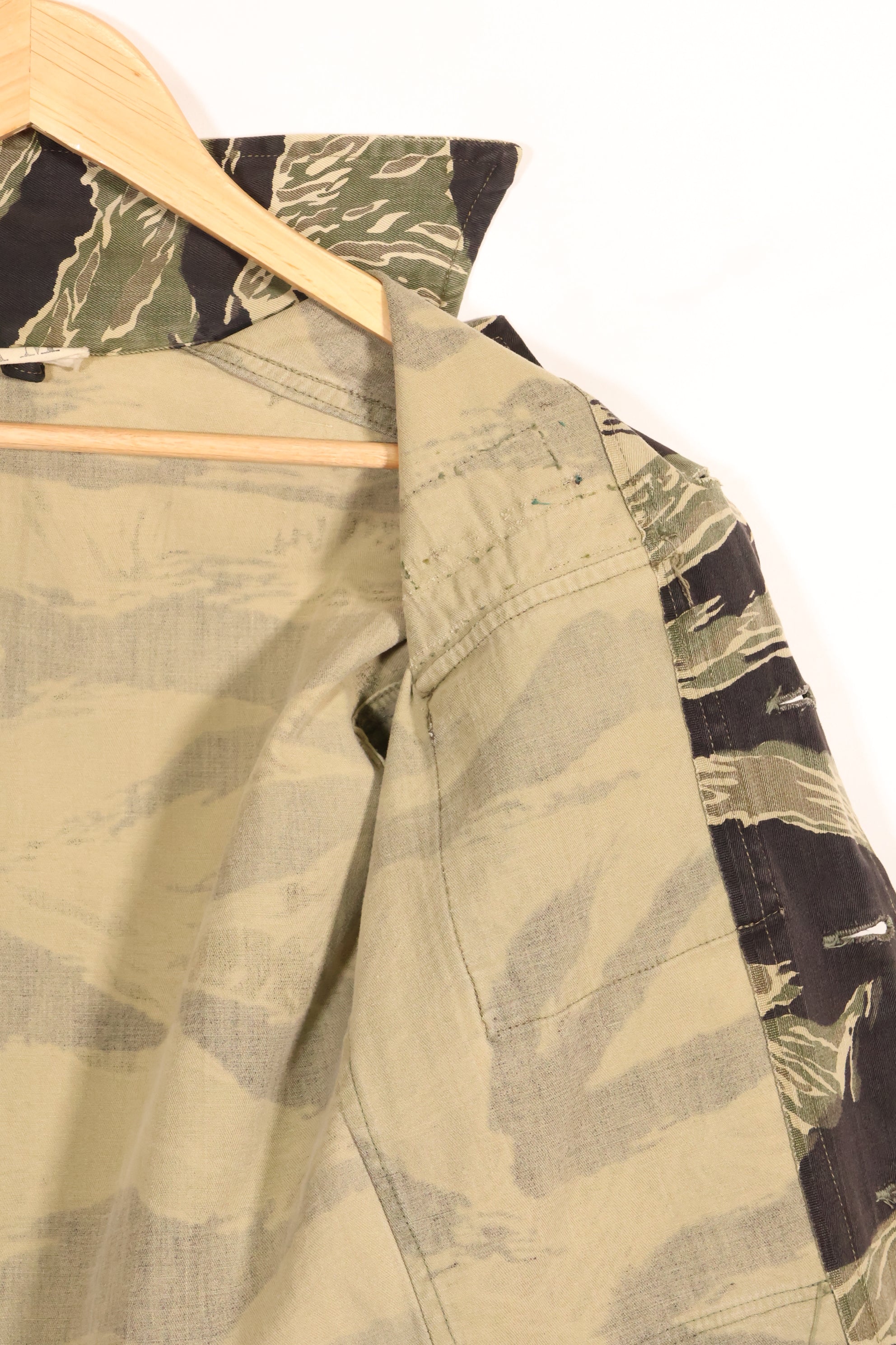 1960年代　ローカル改造　沖縄タイガーパターン　タイガーストライプ　ジャケット C-1 マイクフォース　中古品