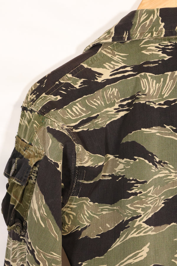 1960年代　ローカル改造　沖縄タイガーパターン　タイガーストライプ　ジャケット C-1 マイクフォース　中古品