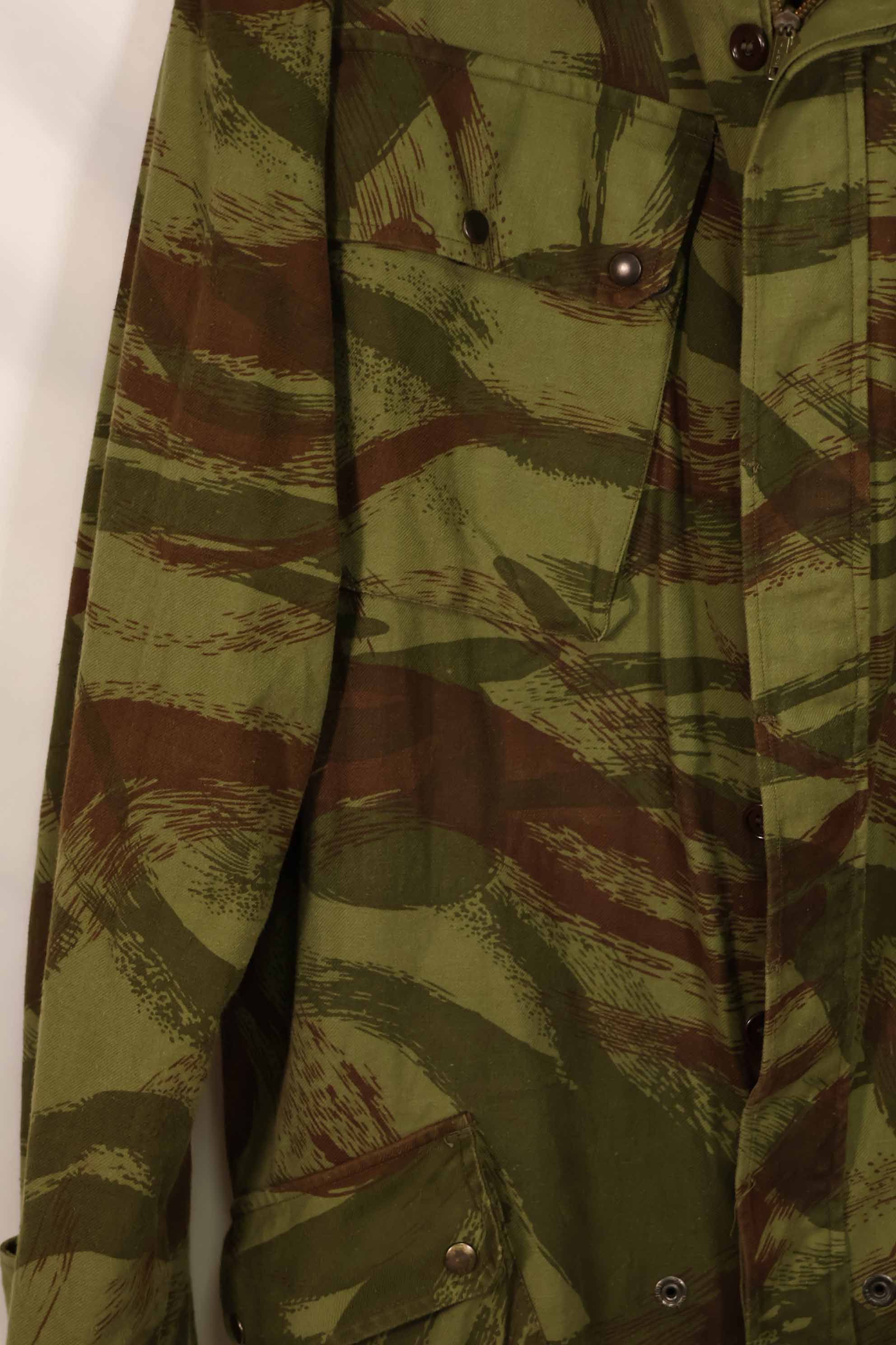 実物　1950年代　フランス軍　インドシナ戦争　リザード迷彩　TAP 47/53　空挺ジャケット