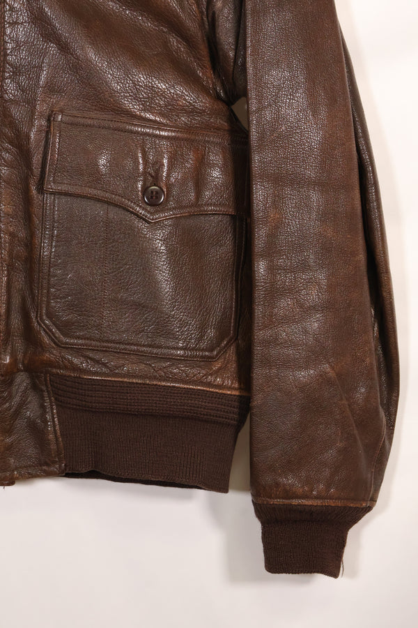 1943年〜45年頃　アメリカ海軍　AN-J-3a　フライトジャケット　レア品　状態良い　中古品