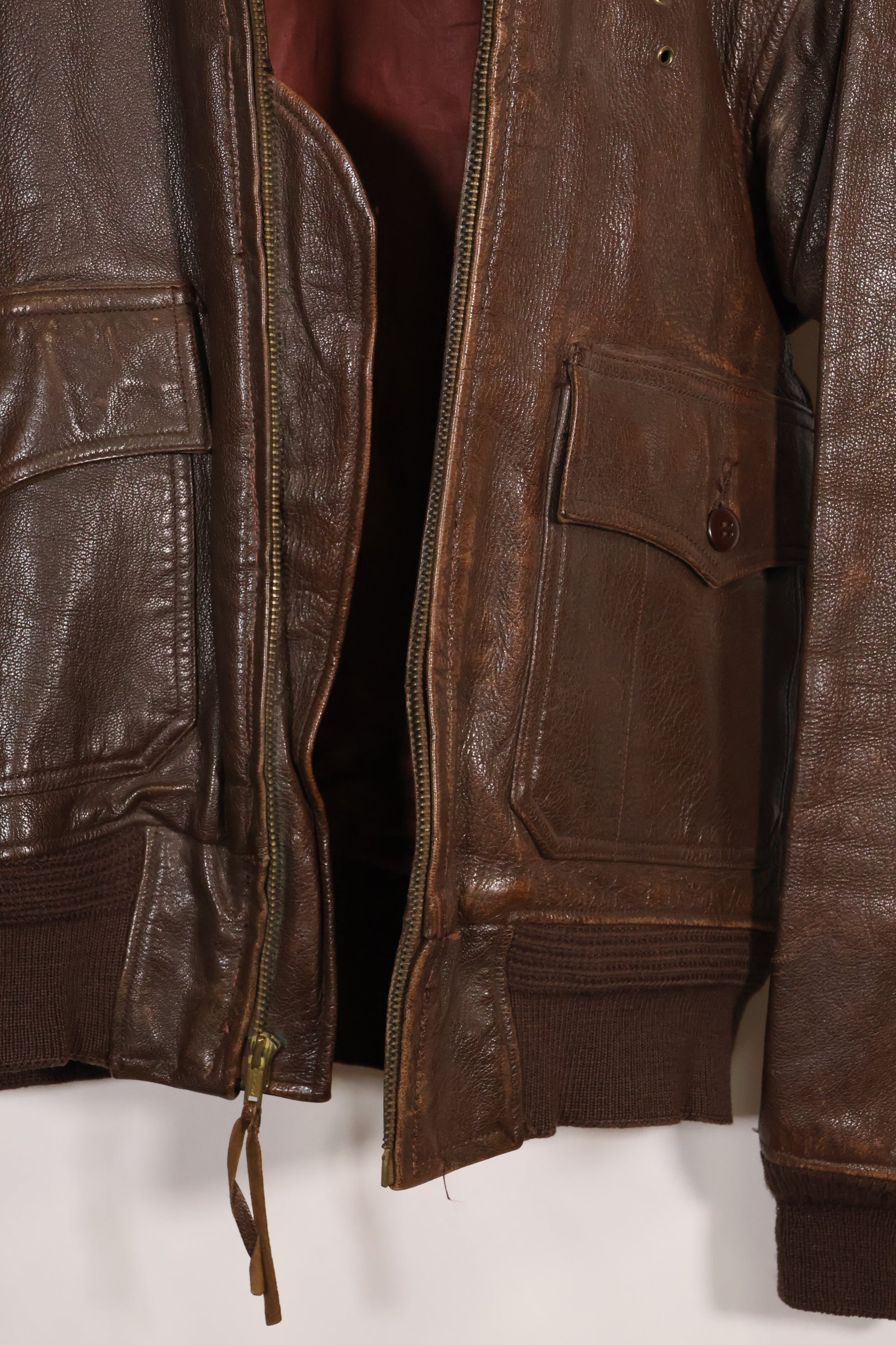 1943年〜45年頃　アメリカ海軍　AN-J-3a　フライトジャケット　レア品　状態良い　中古品