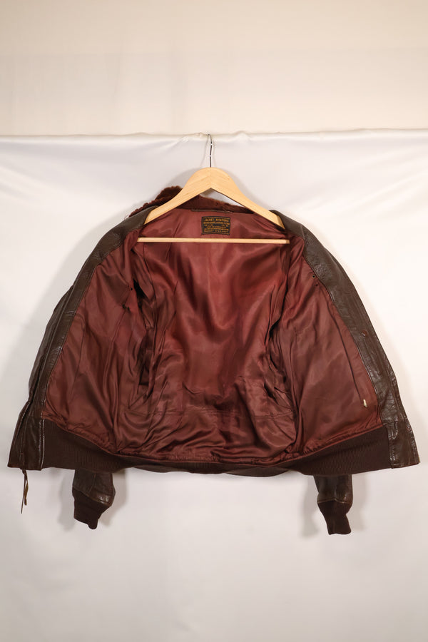 1943年〜45年頃　アメリカ海軍　AN-J-3a　フライトジャケット　レア品　状態良い　中古品