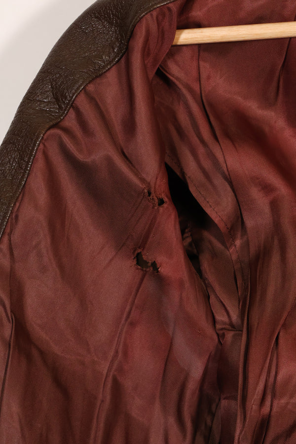 1943年〜45年頃　アメリカ海軍　AN-J-3a　フライトジャケット　レア品　状態良い　中古品