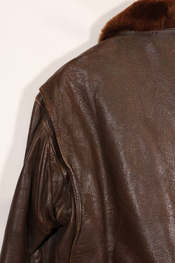 1943年〜45年頃　アメリカ海軍　AN-J-3a　フライトジャケット　レア品　状態良い　中古品