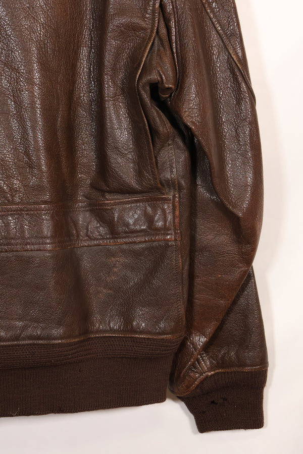 1943年〜45年頃　アメリカ海軍　AN-J-3a　フライトジャケット　レア品　状態良い　中古品