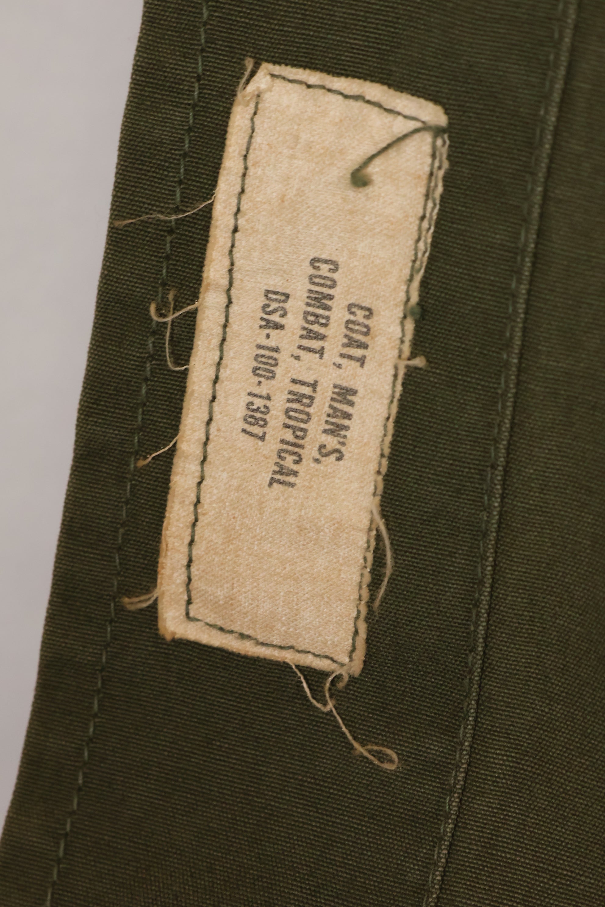 1965年頃 M-R　2nd Model ジャングルファティーグ ジャケット　初付 パッチ付　有名師団　中古品