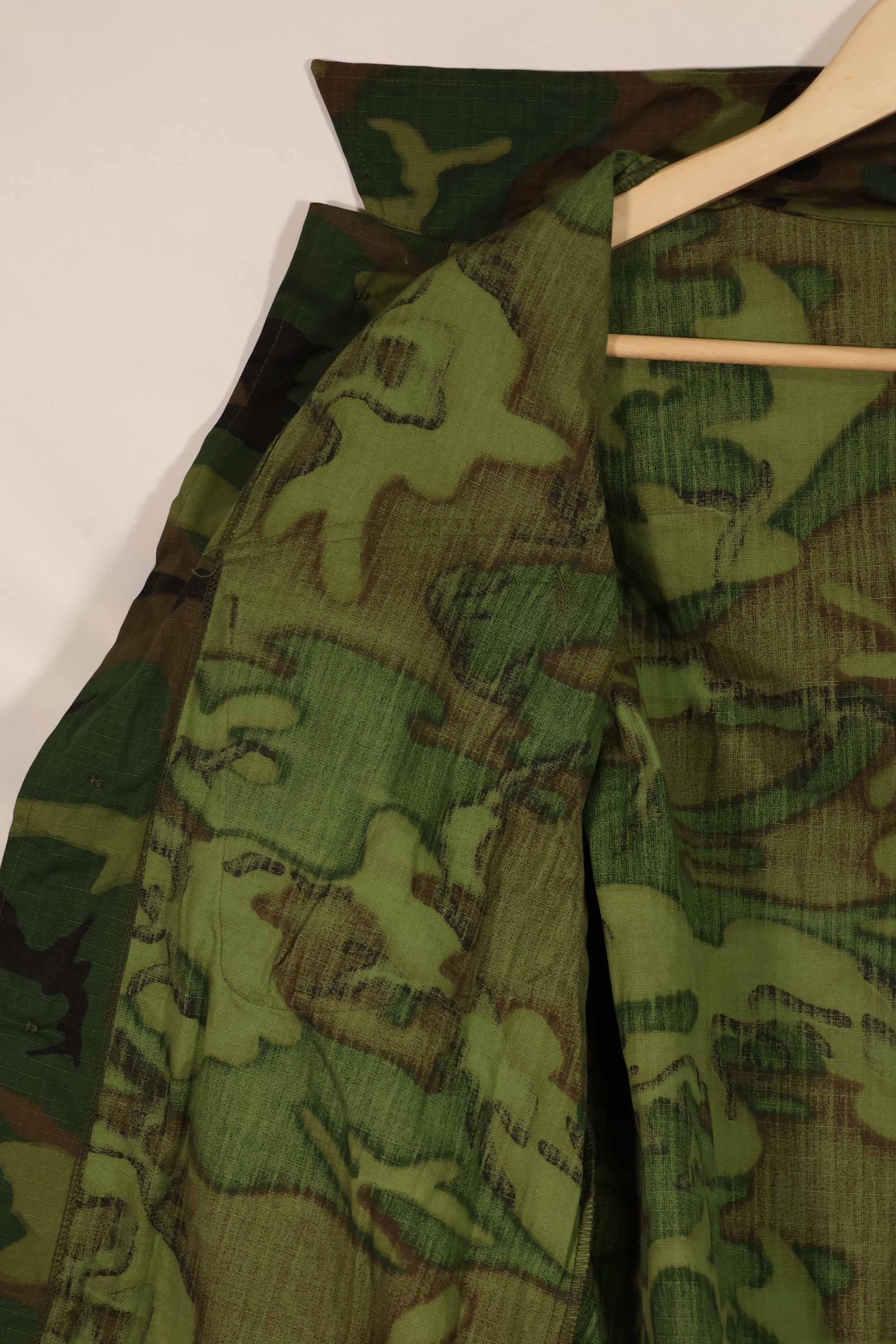 実物　1968年製　ERDL迷彩　ジャングルファティーグジャケット　M-L　デッドストック