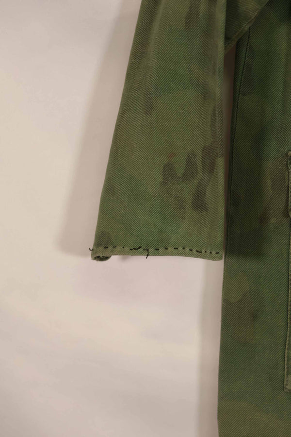 実物　1960年代　ARVN　ローカルメイド迷彩　シャツ　摩耗あり　中古品