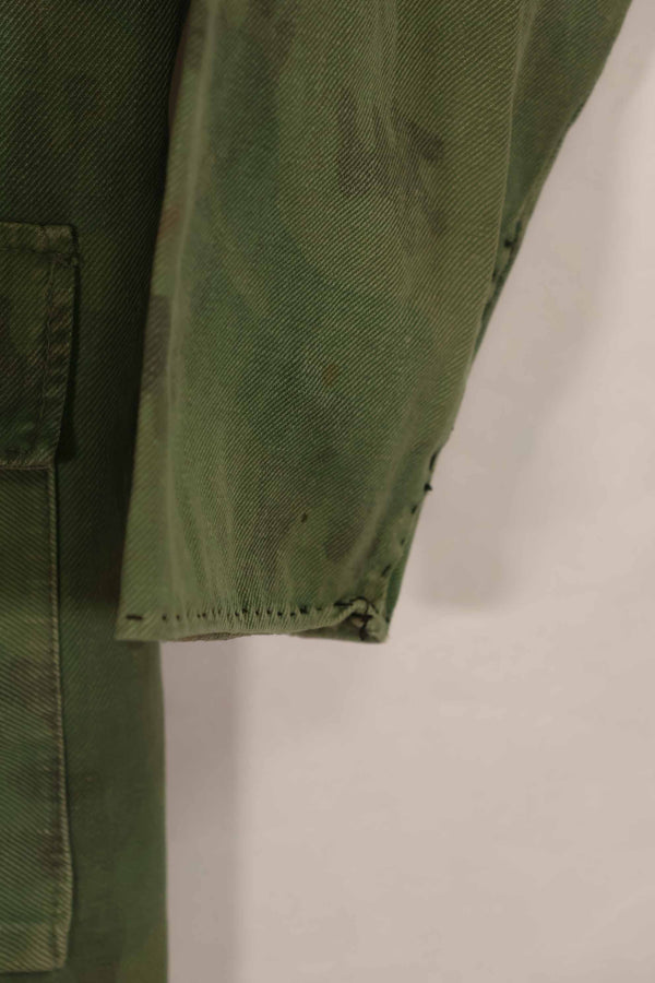 実物　1960年代　ARVN　ローカルメイド迷彩　シャツ　摩耗あり　中古品
