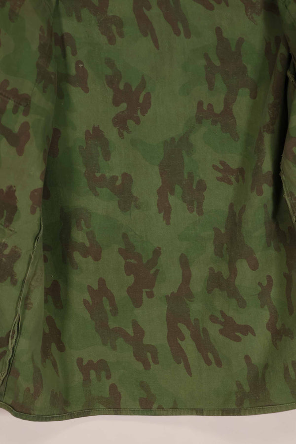 実物　1960年代　ARVN　ローカルメイド迷彩　シャツ　摩耗あり　中古品