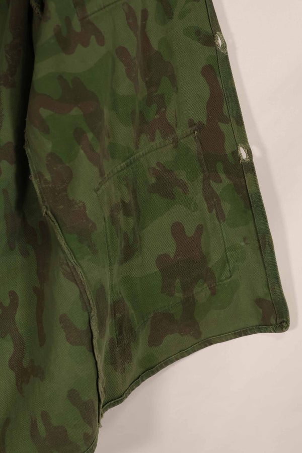 実物　1960年代　ARVN　ローカルメイド迷彩　シャツ　摩耗あり　中古品