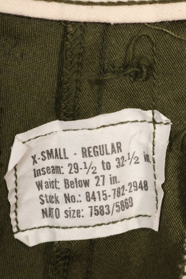 1974年製　X-S-R　デッドストック　M65 フィールドパンツ　未使用品