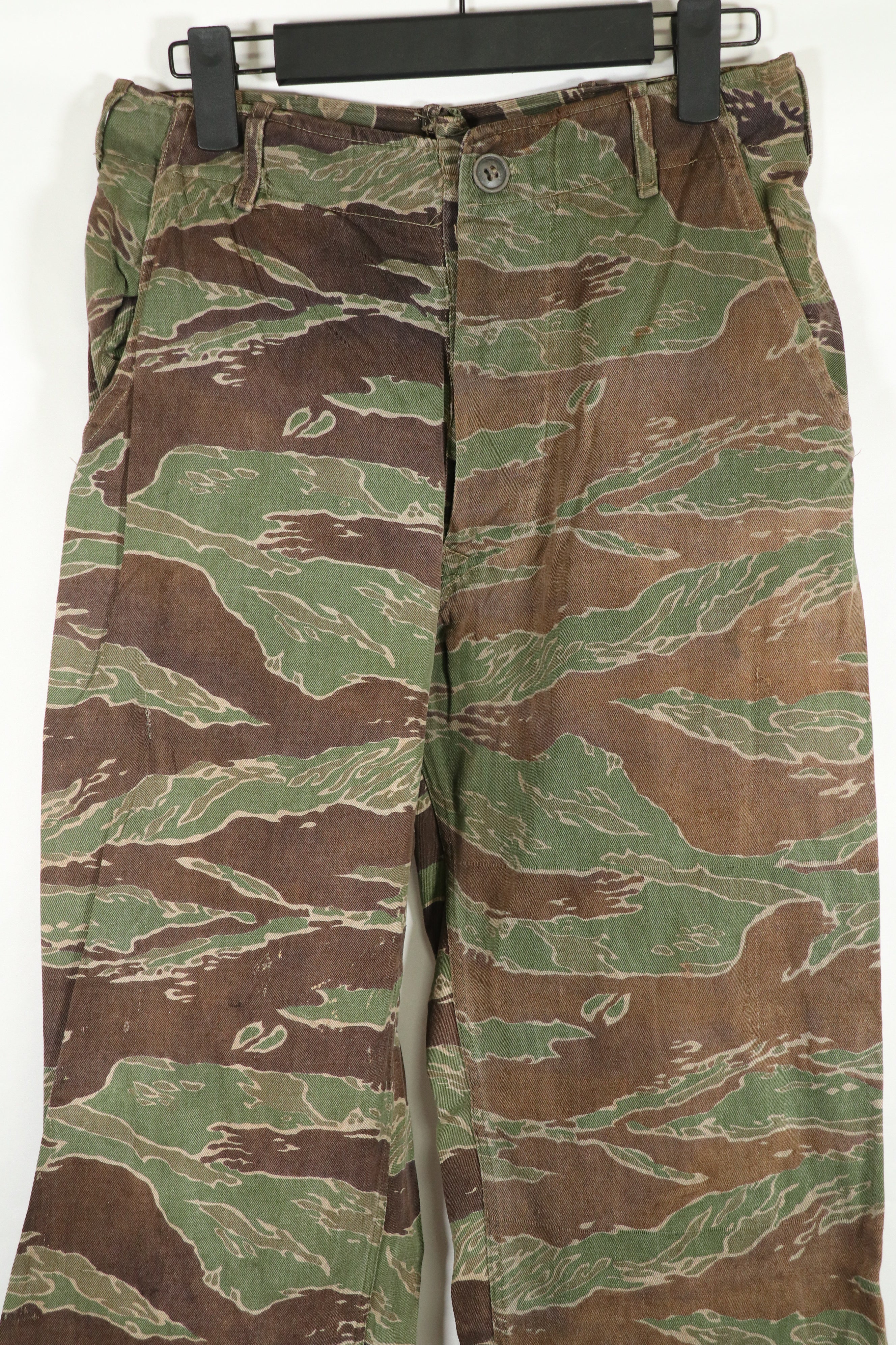 実物　タイガーストライプ　ゴールドタイガー派生パターン　パンツ　映画衣装品　B