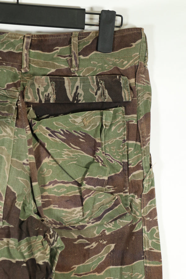 実物　タイガーストライプ　ゴールドタイガー派生パターン　パンツ　映画衣装品　B