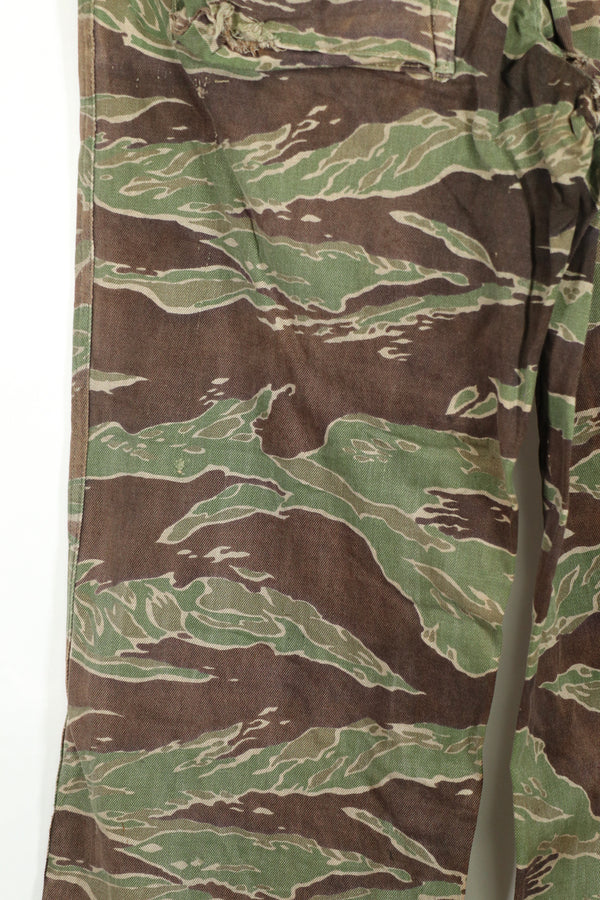 実物　タイガーストライプ　ゴールドタイガー派生パターン　パンツ　映画衣装品　B