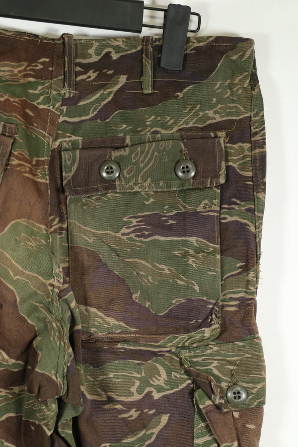 実物　タイガーストライプ　ゴールドタイガー派生パターン　パンツ　映画衣装品　C