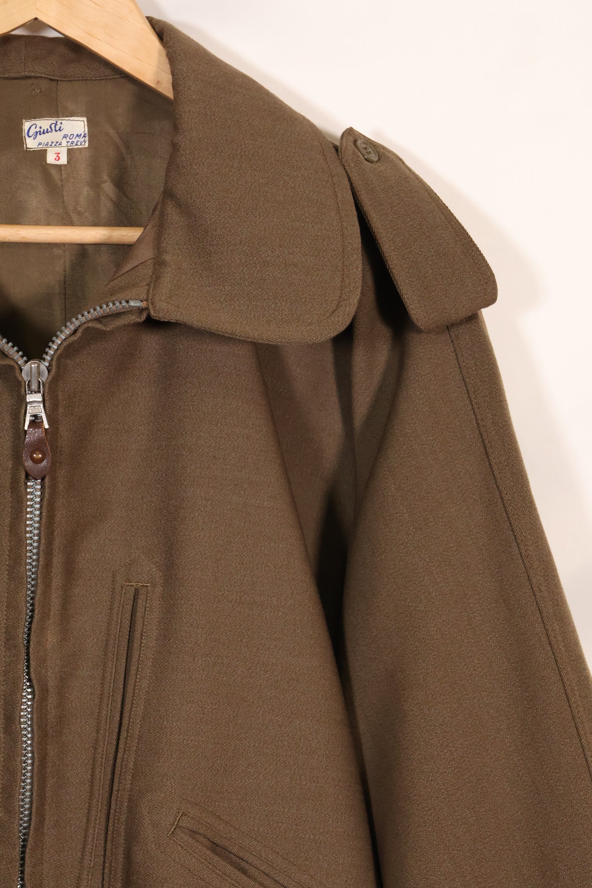 1940年代〜50年代　イタリア製　個人調達品　Giusti製　フライトジャケット　ブルゾン　中古品