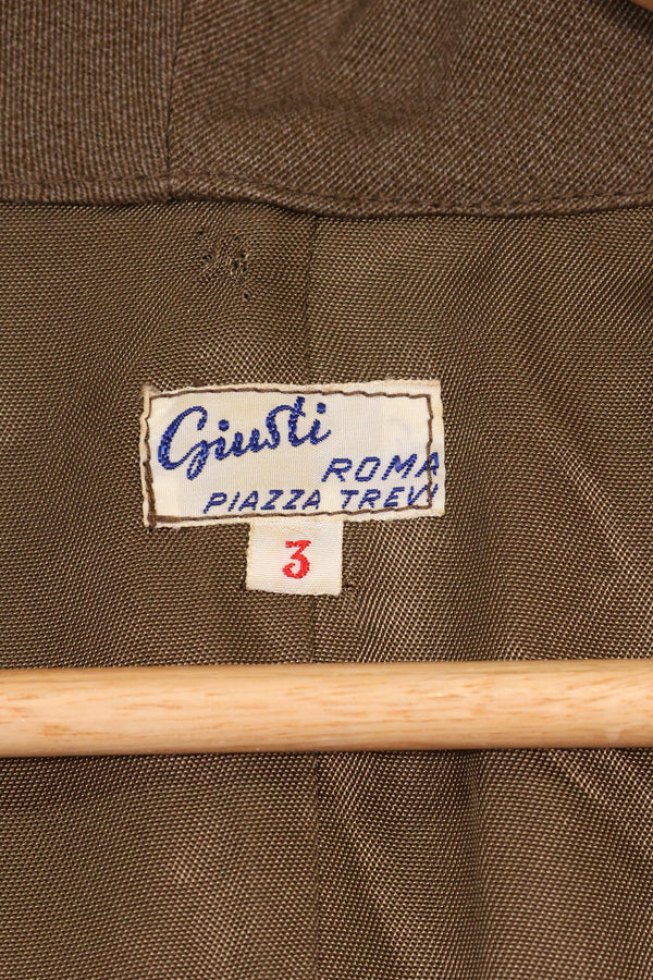 1940年代〜50年代　イタリア製　個人調達品　Giusti製　フライトジャケット　ブルゾン　中古品