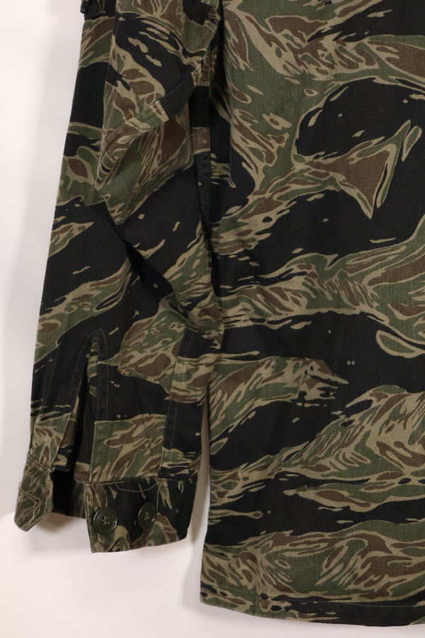 1960年代　US-M　シルバータイガー　タイガーストライプシャツ　着用感少ない　状態良い　中古品