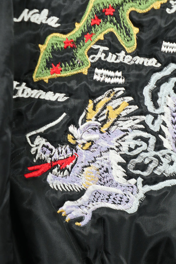 近年 沖縄製　スーバニアジャケット　直接刺繍　MA-1　B