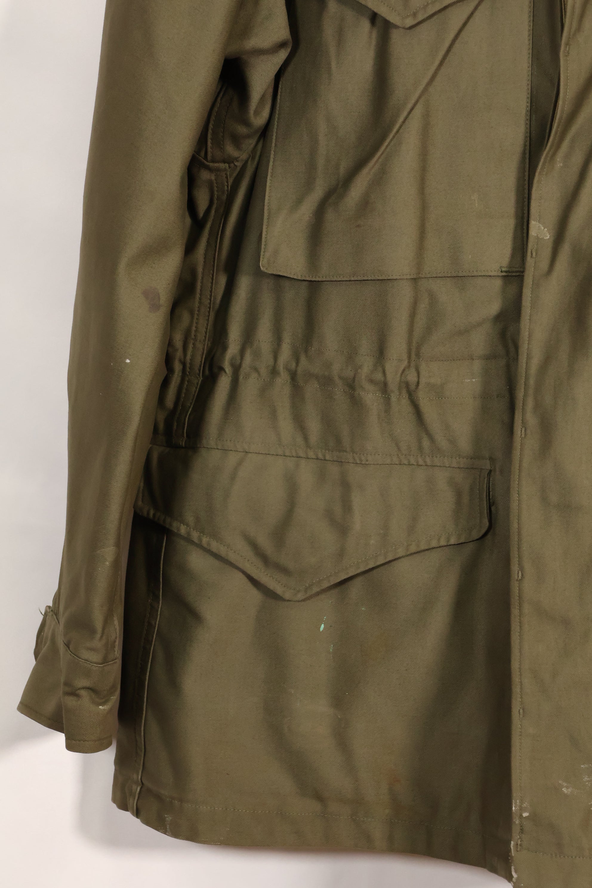 1940年代　アメリカ軍　M43　フィールドジャケット 2nd Inf カスタムペイントジャケット　ほぼ未使用品