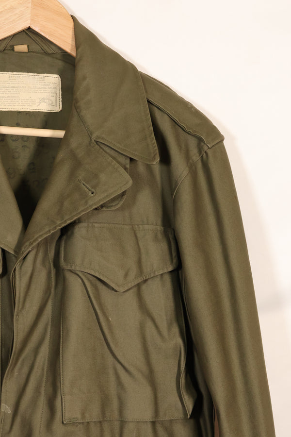 1940年代　アメリカ軍　M43　フィールドジャケット 2nd Inf カスタムペイントジャケット　ほぼ未使用品