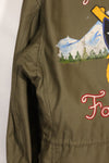 1940年代　アメリカ軍　M43　フィールドジャケット 2nd Inf カスタムペイントジャケット　ほぼ未使用品