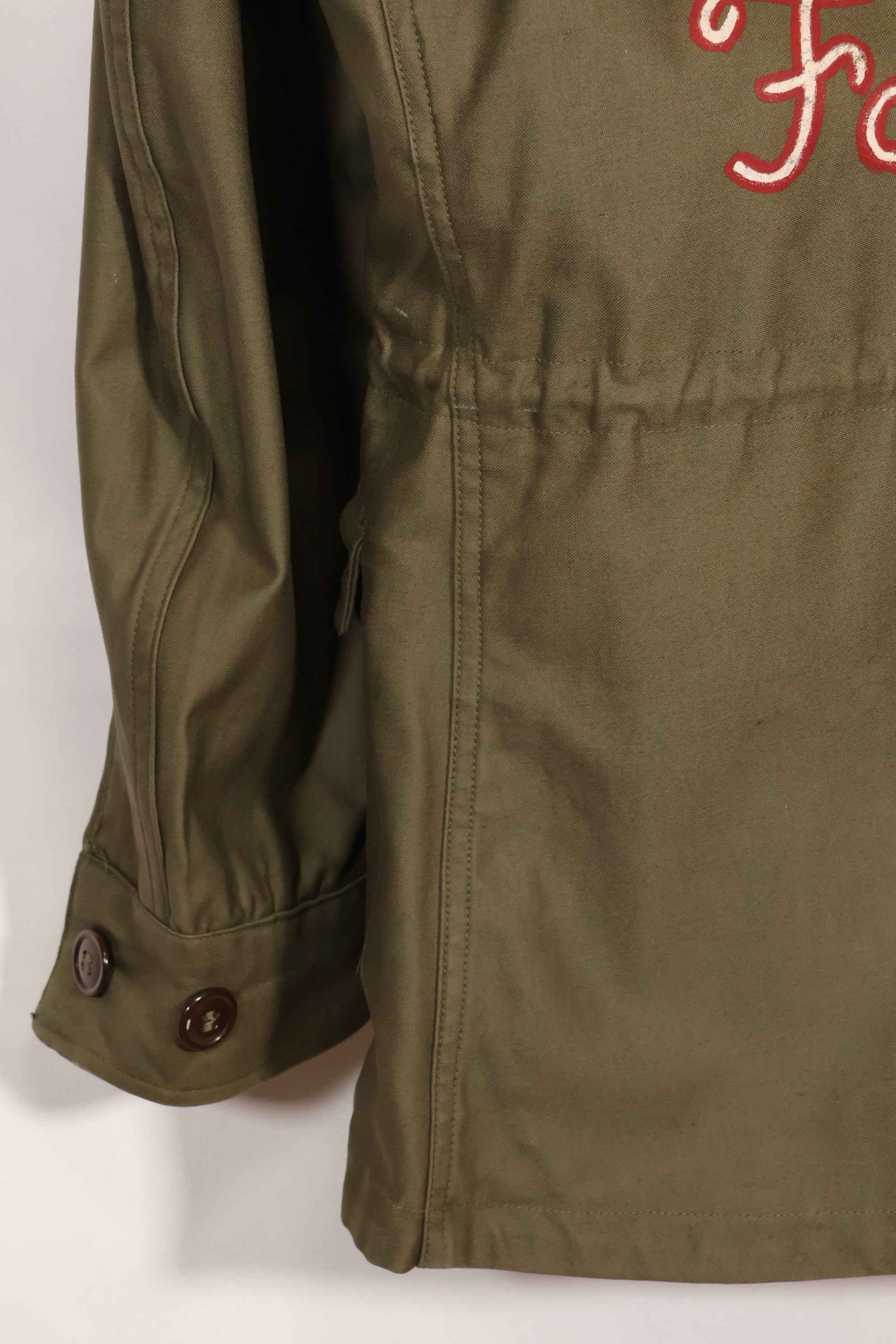 1940年代　アメリカ軍　M43　フィールドジャケット 2nd Inf カスタムペイントジャケット　ほぼ未使用品