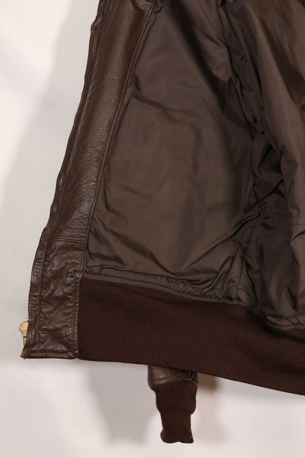 1950年代〜60年代ロット　アメリカ海軍　G-1　フライトジャケット　契約ラベルなし　中古品