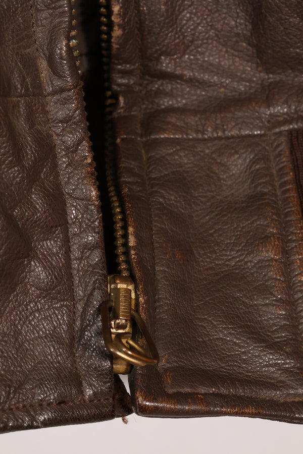 1950年代〜60年代ロット　アメリカ海軍　G-1　フライトジャケット　契約ラベルなし　中古品