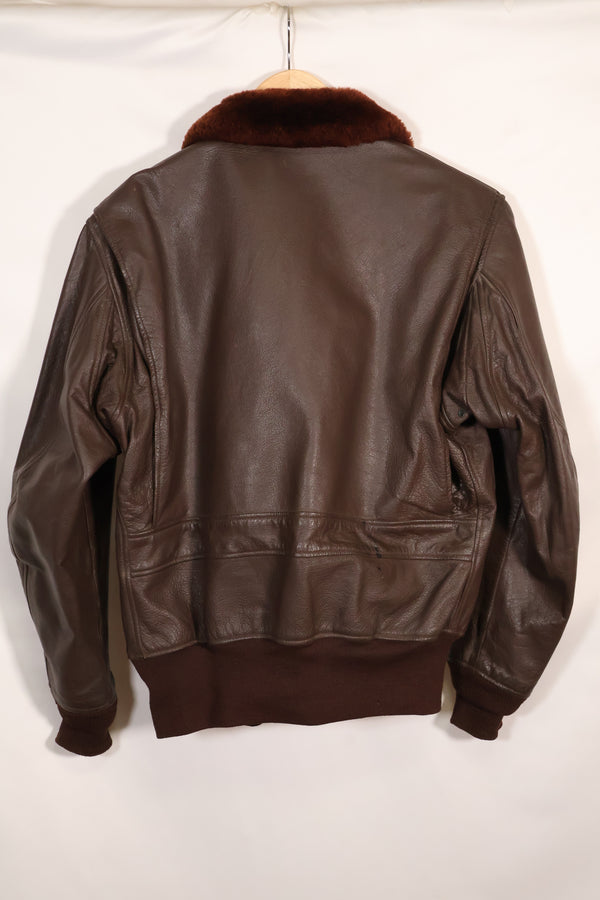 1950年代〜60年代ロット　アメリカ海軍　G-1　フライトジャケット　契約ラベルなし　中古品