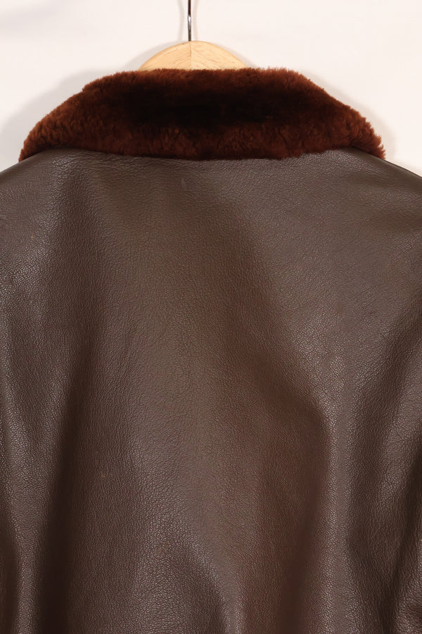 1950年代〜60年代ロット　アメリカ海軍　G-1　フライトジャケット　契約ラベルなし　中古品