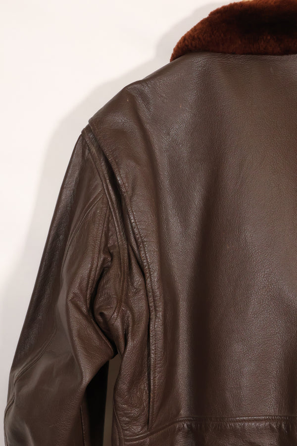 1950年代〜60年代ロット　アメリカ海軍　G-1　フライトジャケット　契約ラベルなし　中古品