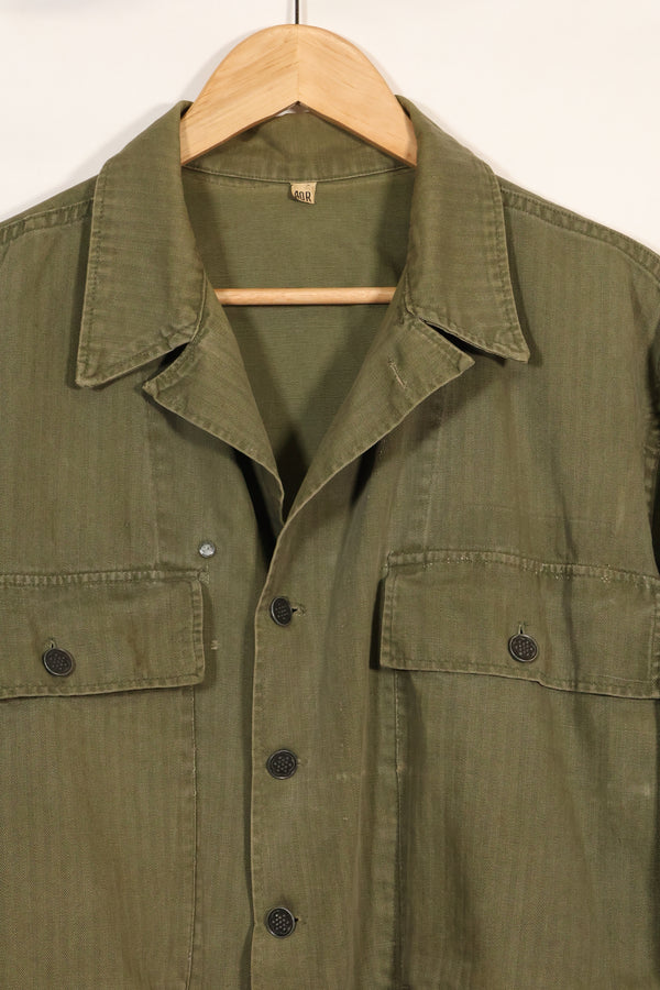 1940年代　アメリカ陸軍　M43 HBT　ユーティリティジャケット　中古品　状態良い