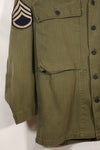 1940年代　アメリカ陸軍　M43 HBT　ユーティリティジャケット　中古品　状態良い
