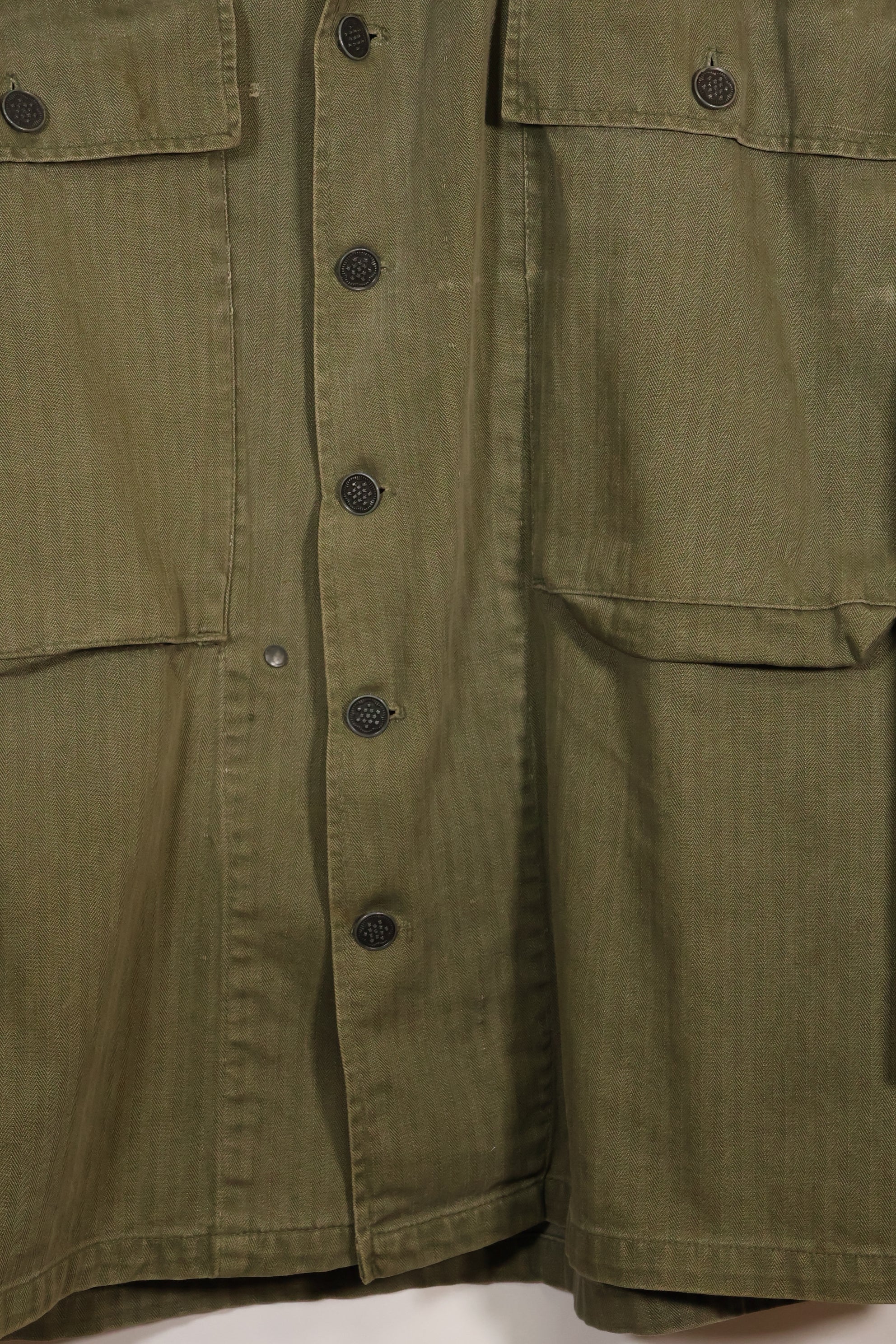1940年代　アメリカ陸軍　M43 HBT　ユーティリティジャケット　中古品　状態良い