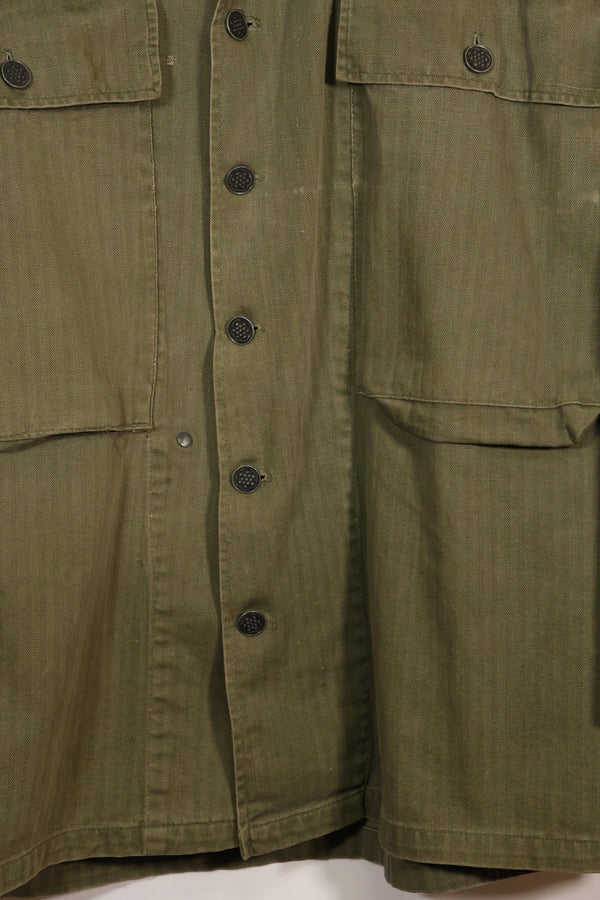 1940年代　アメリカ陸軍　M43 HBT　ユーティリティジャケット　中古品　状態良い