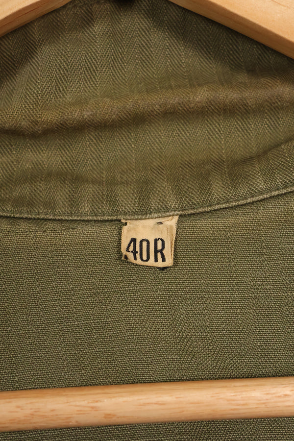 1940年代　アメリカ陸軍　M43 HBT　ユーティリティジャケット　中古品　状態良い