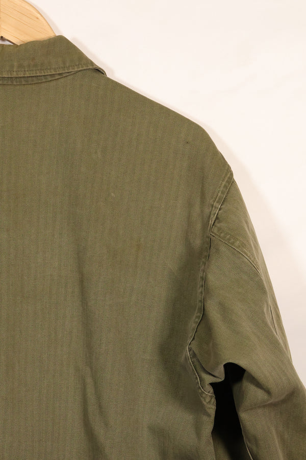 1940年代　アメリカ陸軍　M43 HBT　ユーティリティジャケット　中古品　状態良い