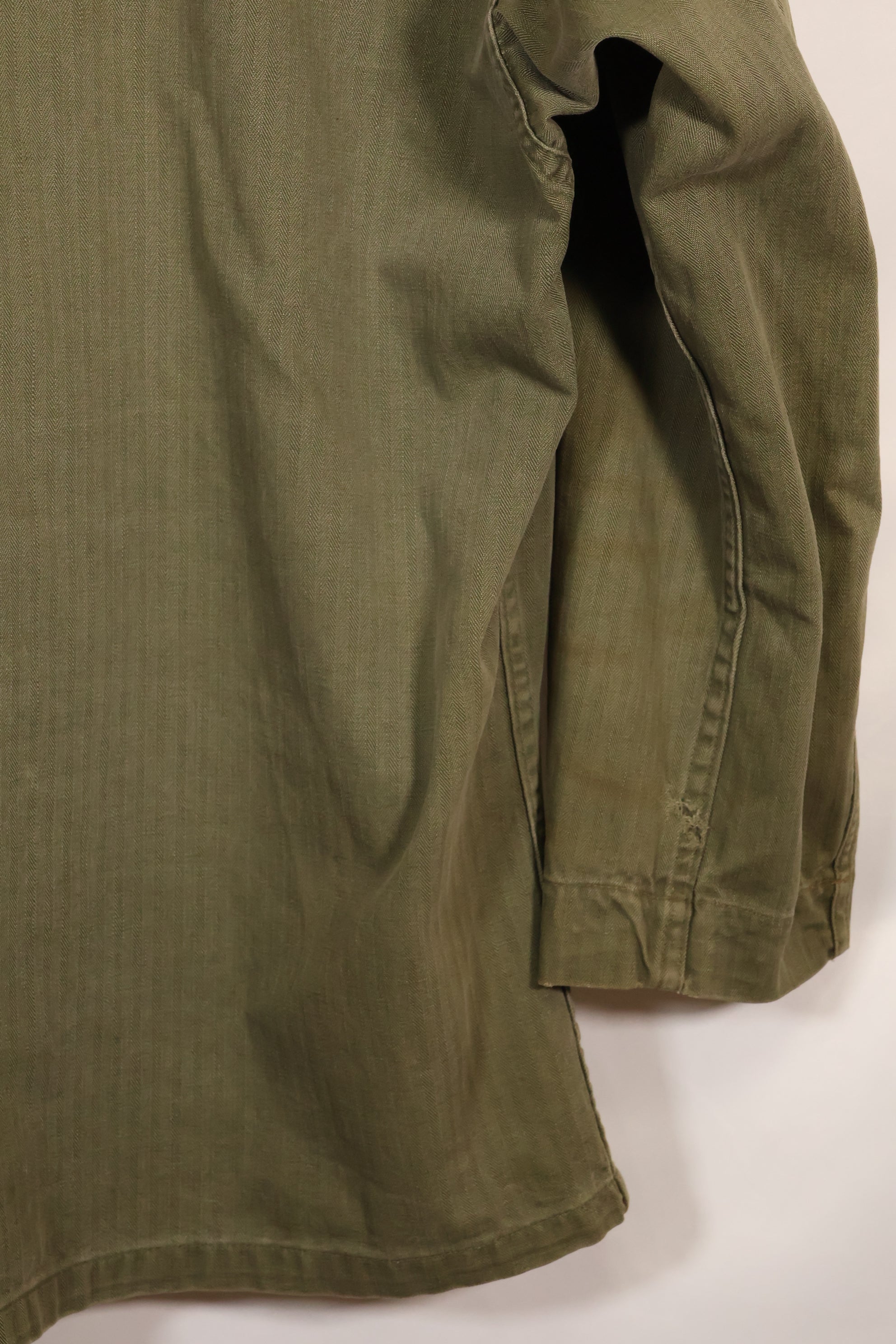 1940年代　アメリカ陸軍　M43 HBT　ユーティリティジャケット　中古品　状態良い