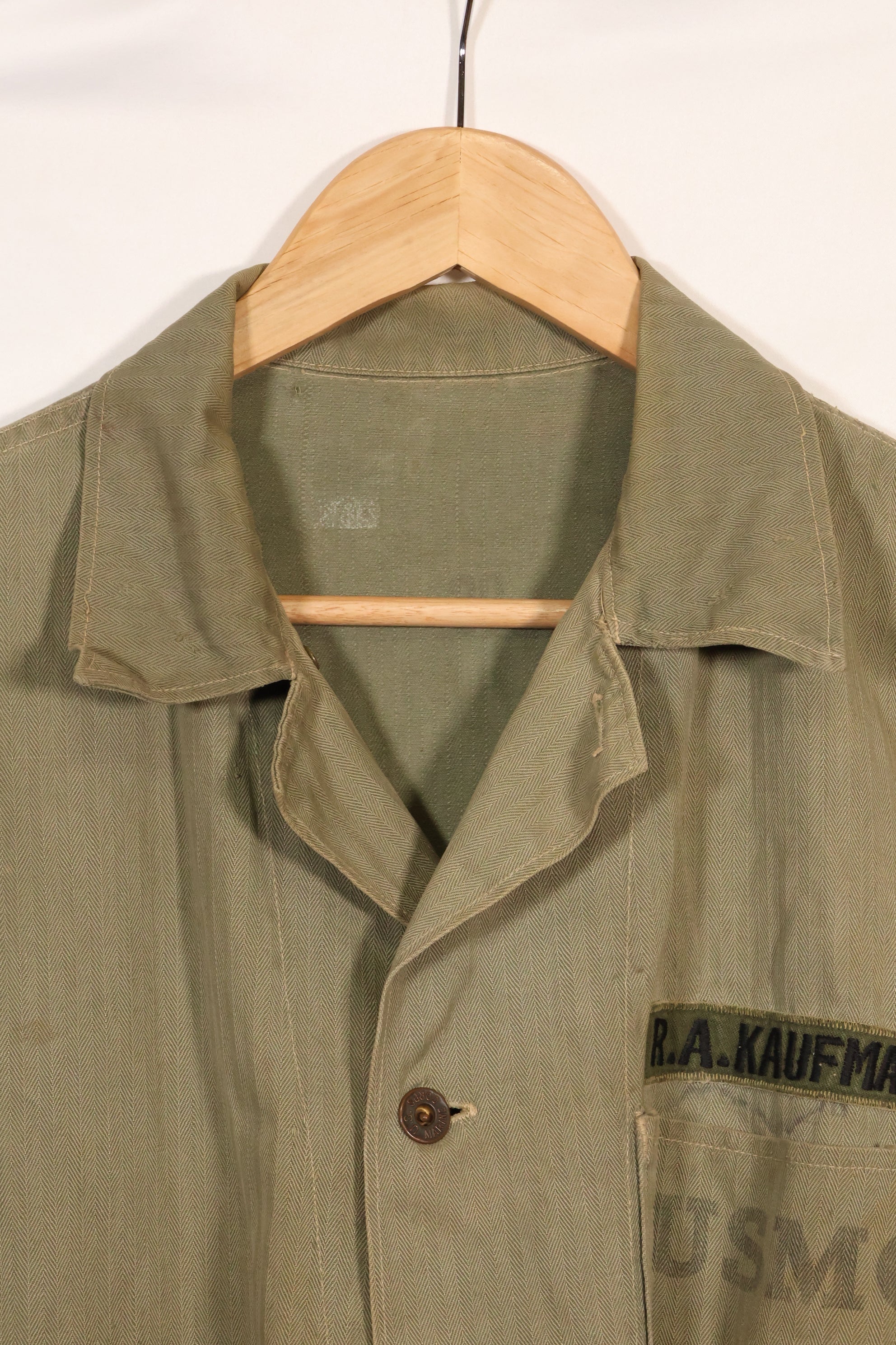 1940年代　アメリカ海兵隊　USMC　P-47　HBT　ユーティリティジャケット　中古品