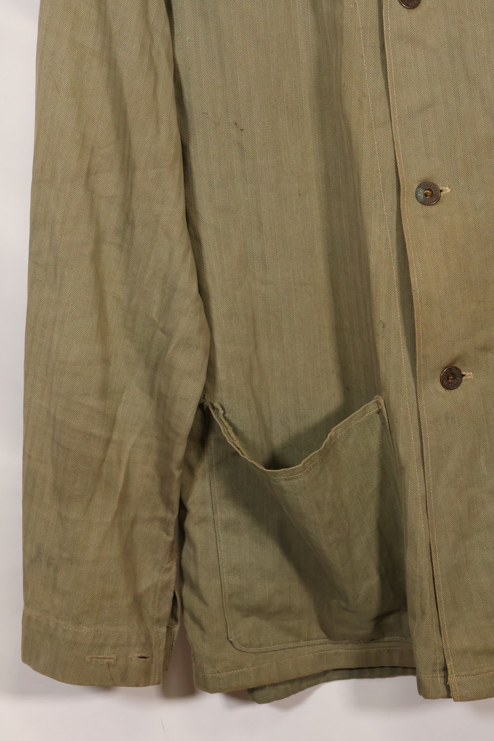 1940年代　アメリカ海兵隊　USMC　P-47　HBT　ユーティリティジャケット　中古品