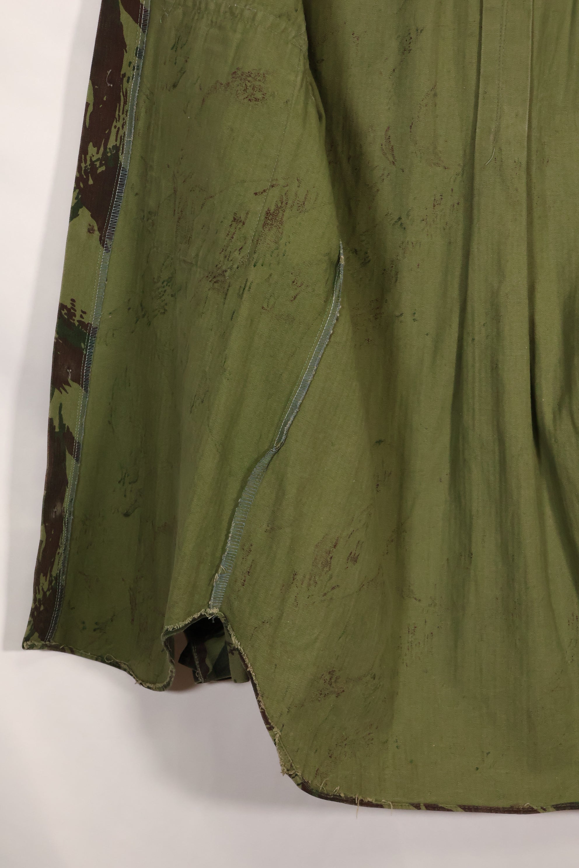 1960年代〜70年代　ポルトガル軍　リザード迷彩　コンバットシャツ　中古品