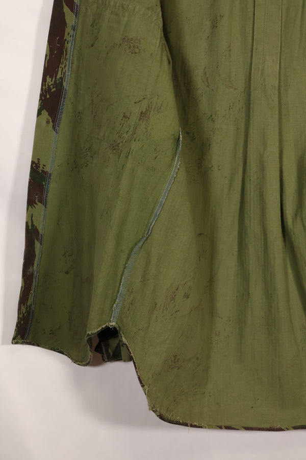 1960年代〜70年代　ポルトガル軍　リザード迷彩　コンバットシャツ　中古品