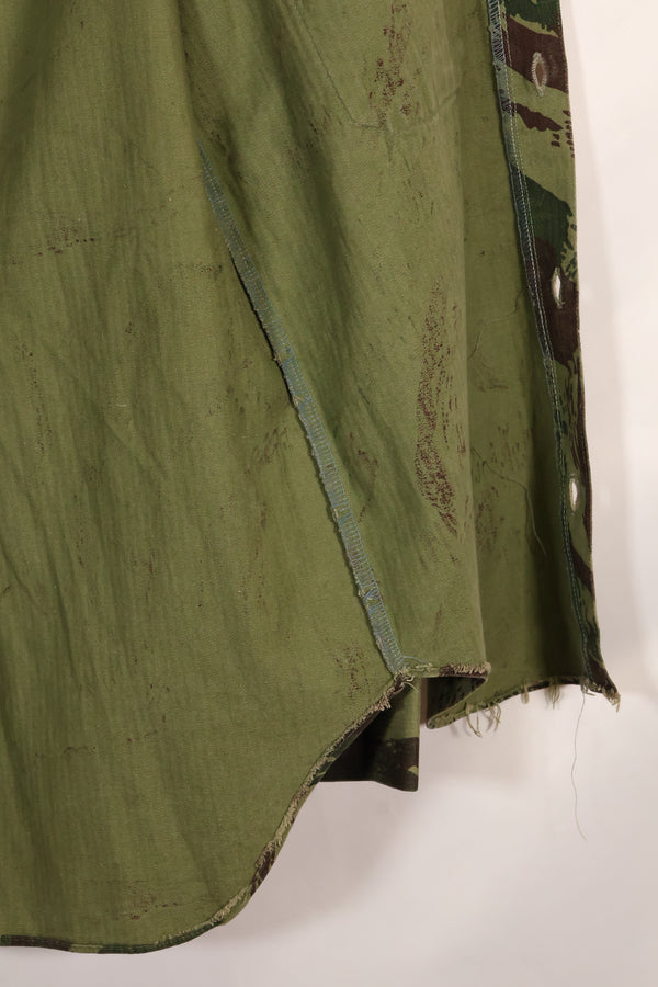 1960年代〜70年代　ポルトガル軍　リザード迷彩　コンバットシャツ　中古品