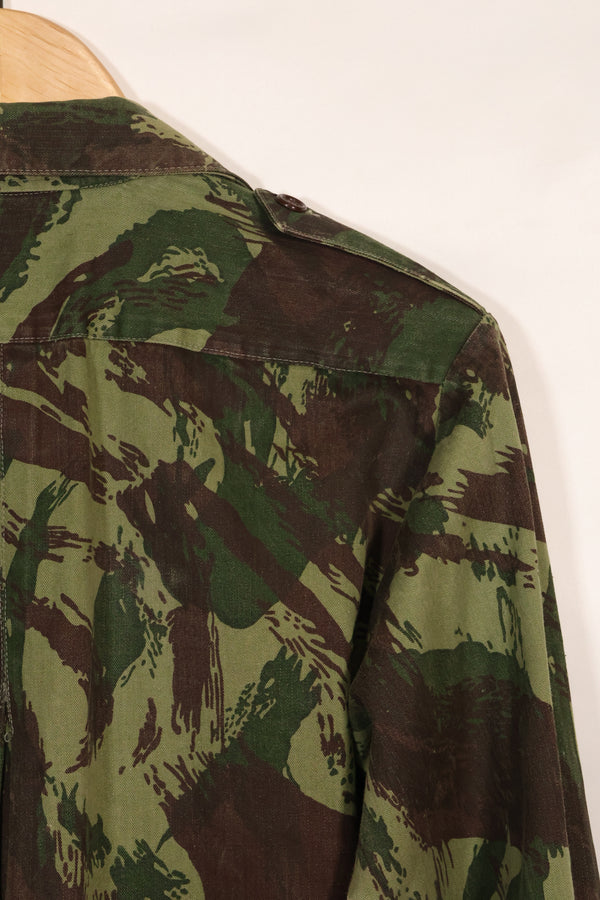 1960年代〜70年代　ポルトガル軍　リザード迷彩　コンバットシャツ　中古品