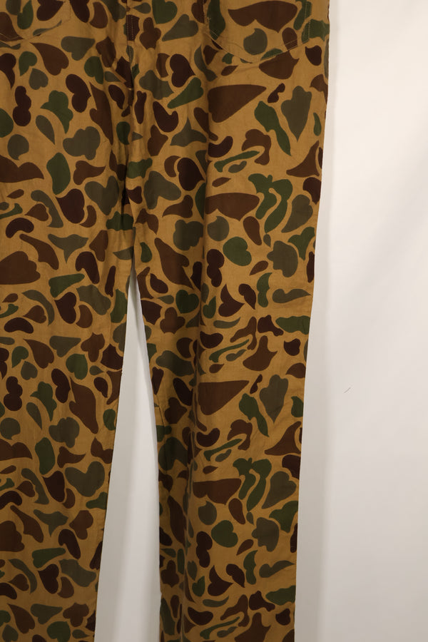 実物　CIDG　ベオガム迷彩　パンツ　ローカルメイドフロッグスキン迷彩　中古品